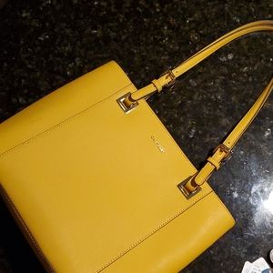 Calvin Kline Antique Yellow Purse